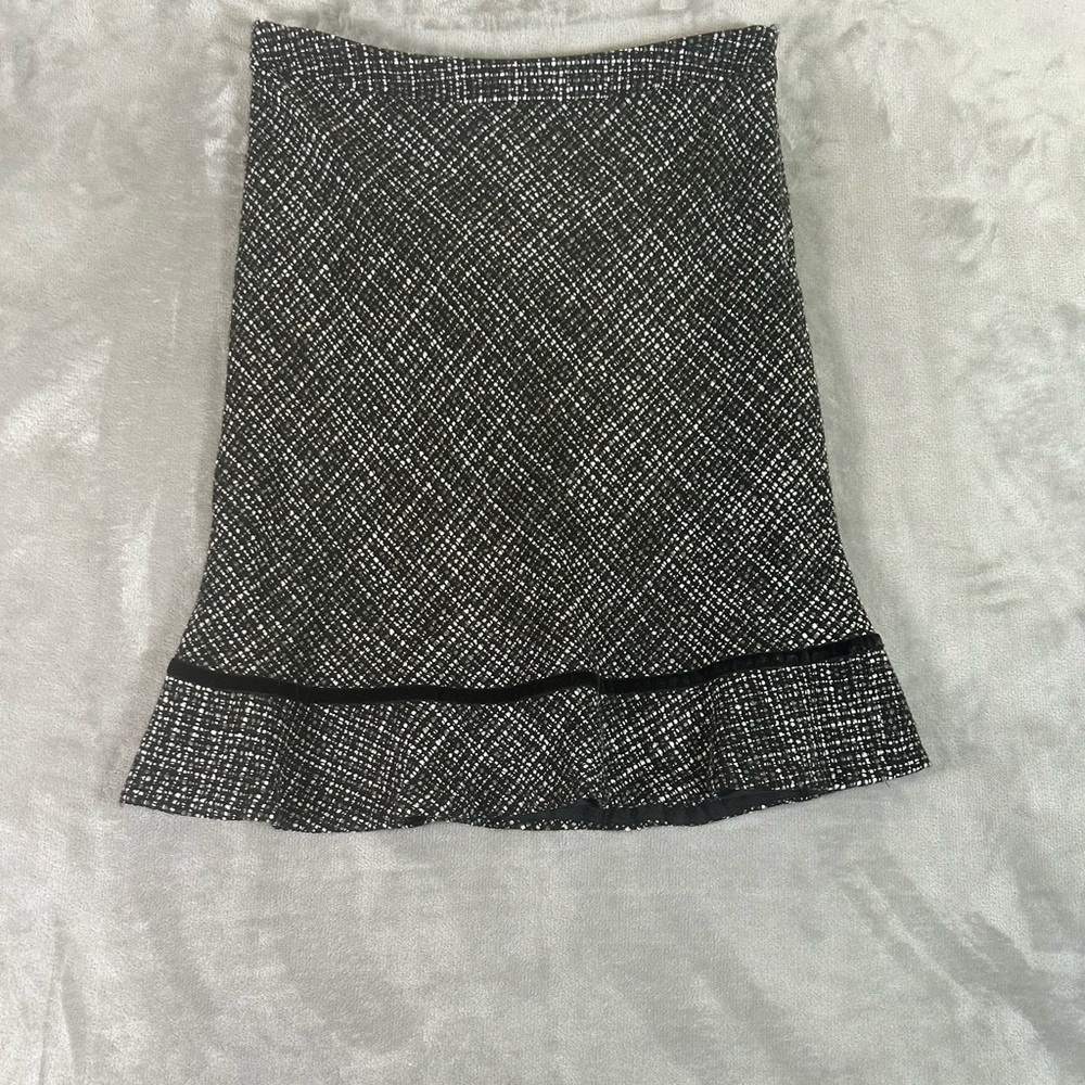 Gap tweed wool midi skirt